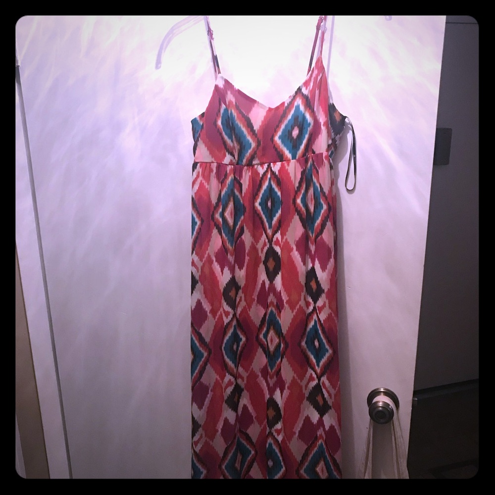 Multi colored maxi dress